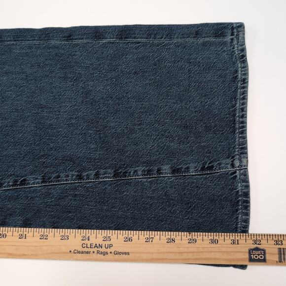 We The Free People Sheridan Denim Trouser Wide Leg Jeans Womens Size 28 NEW - Picture 14 of 15